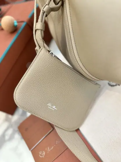 Replica Loro Piana Small Bale bag Calfskin #3038 - Image 6