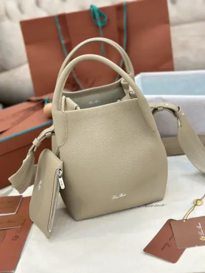 Replica Loro Piana Small Bale bag Calfskin #3038 - Image 3