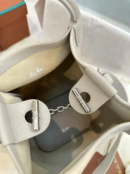 Replica Loro Piana Small Bale bag Calfskin #3037 - Image 3