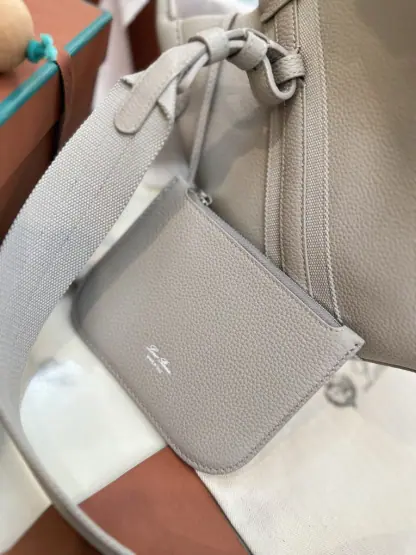 Replica Loro Piana Small Bale bag Calfskin #3037 - Image 4