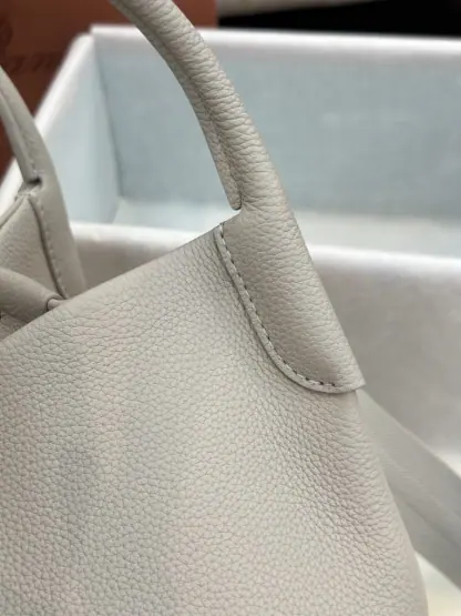 Replica Loro Piana Large Bale bag Calfskin #3043 - Image 9