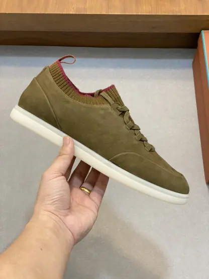 Replica Loro Piana Soho Walk Sneaker Calfskin For Men #3229 - Image 3