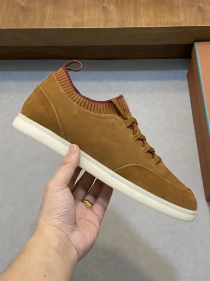 Replica Loro Piana Soho Walk Sneaker Calfskin For Men #3231 - Image 4