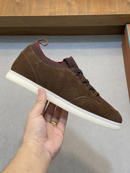 Replica Loro Piana Soho Walk Sneaker Calfskin For Men #3234 - Image 3