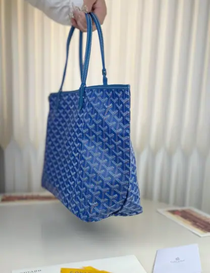 Replica Goyard Saint Louis PM Bag Tote Bags Sky Blue #3356 - Image 12