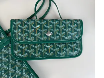Replica Goyard Saint Louis PM Bag Tote Bags Green #3358 - Image 14