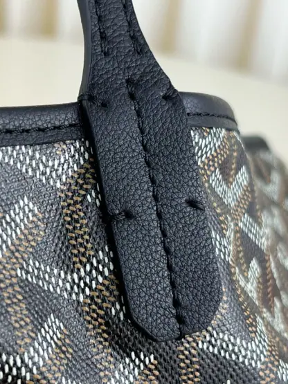 Replica Goyard Saint Louis PM Bag Tote Bags Black #3360 - Image 11