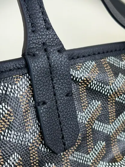 Replica Goyard Saint Louis PM Bag Tote Bags Black #3360 - Image 14