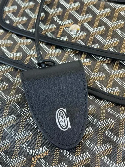 Replica Goyard Saint Louis PM Bag Tote Bags Black #3360 - Image 3