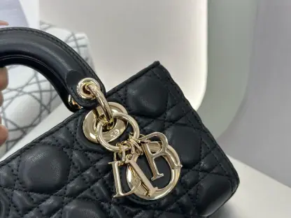 Replica Dior Small Lady D-Joy Bag Black Cannage Lambskin #3283 - Image 3