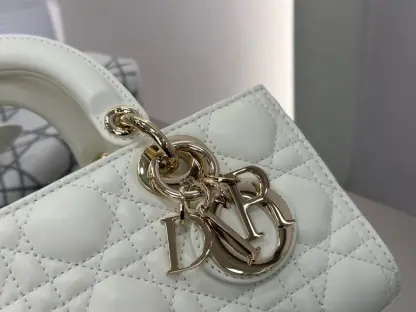 Replica Dior Small Lady D-Joy Bag Latte Cannage Lambskin #3284 - Image 6