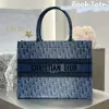 Replica Dior Medium Dior Book Tote Blue Denim Dior Oblique Jacquard #3263