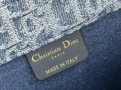 Replica Dior Medium Dior Book Tote Blue Denim Dior Oblique Jacquard #3263 - Image 2