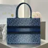 Replica Dior Medium Dior Book Tote Blue Denim Dior Oblique Jacquard #3263 - Image 5