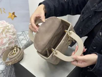Replica Dior Small Lady Dior My ABCDior Bag Powder Beige Cannage Lambskin #3290 - Image 9