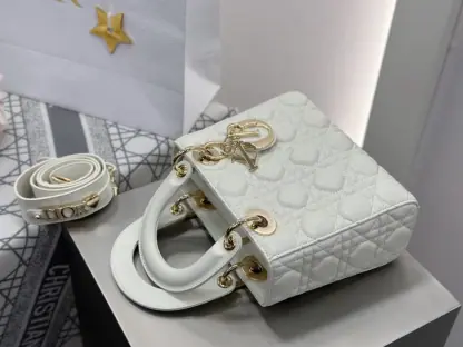 Replica Dior Small Lady Dior My ABCDior Bag Latte Cannage Lambskin #3288 - Image 13