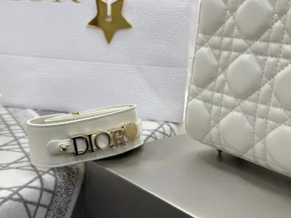 Replica Dior Small Lady Dior My ABCDior Bag Latte Cannage Lambskin #3288 - Image 4
