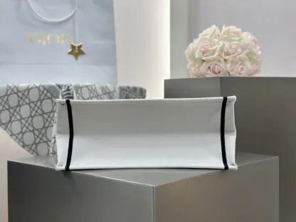 Replica Dior Medium Dior Book Tote White and Blue Miss Dior Graffiti Embroidery #3260 - Image 15