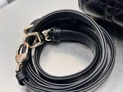 Replica Dior Lady Dior Micro Bag Black Cannage Lambskin #3282 - Image 2