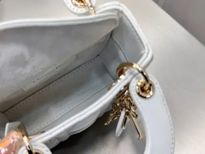 Replica Dior Lady Dior Micro Bag Latte Cannage Lambskin #3281 - Image 7