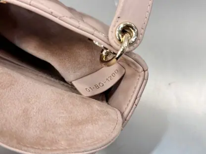 Replica Dior Lady Dior Micro Bag Powder Pink Cannage Lambskin #3280 - Image 11