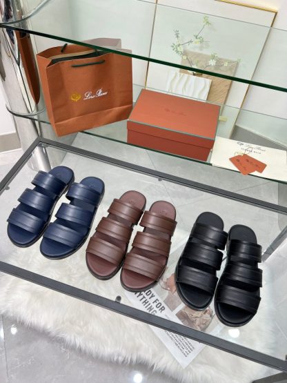 Replica Loro Piana Men's Naha Sandal Calfskin #3202 - Image 8