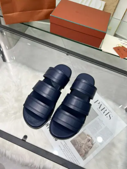 Replica Loro Piana Men's Naha Sandal Calfskin #3202