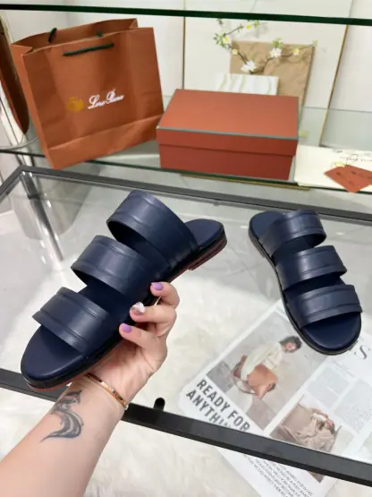 Replica Loro Piana Men's Naha Sandal Calfskin #3202 - Image 3
