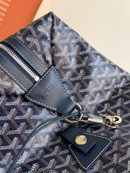 Replica Goyard Bowling 45 bag Travel Bag Navy Blue #3455 - Image 3