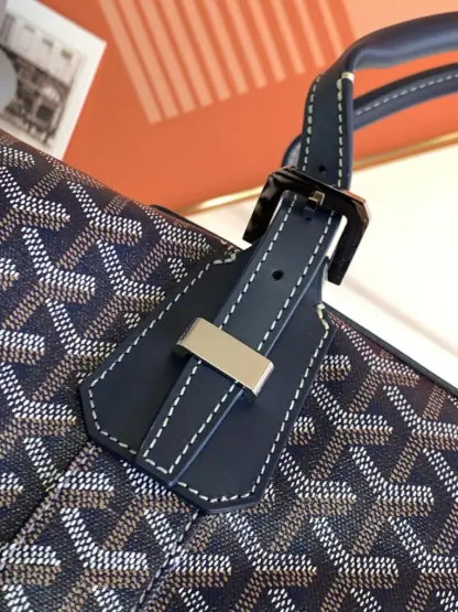 Replica Goyard Bowling 45 bag Travel Bag Navy Blue #3455 - Image 4