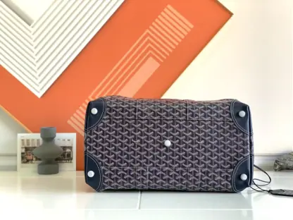 Replica Goyard Bowling 45 bag Travel Bag Navy Blue #3455 - Image 5