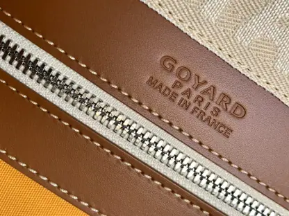 Replica Goyard Bowling 45 bag Travel Bag Black & Tan #3458 - Image 3