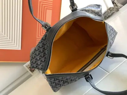 Replica Goyard Bowling 45 bag Travel Bag Grey #3457 - Image 3