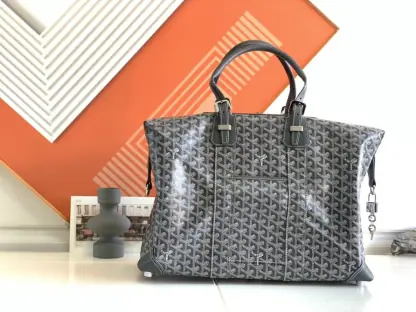 Replica Goyard Bowling 45 bag Travel Bag Grey #3457 - Image 9