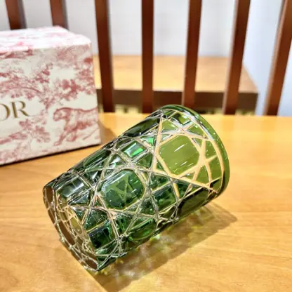 Replica Dior Water Glass 7 Colors crystal Cups Green #3467 - Image 6