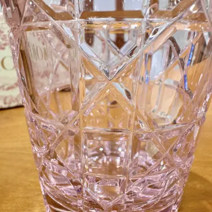 Replica Dior Water Glass 7 Colors crystal Cups Pink #3465 - Image 5
