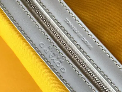 Replica Goyard Luggage Bourget PM Trolley Case White #3452 - Image 3