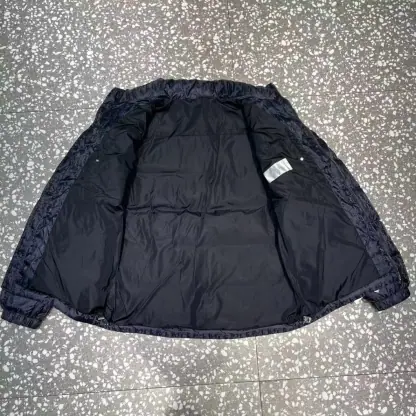 Replica Dior Oblique Down Jacket Navy Blue Technical Jacquard #3398 - Image 8