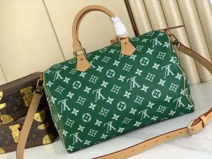 Replica Louis Vuitton Speedy P9 Bandoulière 40 M24417 Green #3582 - Image 4