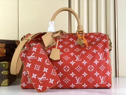Replica Louis Vuitton Speedy P9 Bandoulière 40 M24420 Red #3583