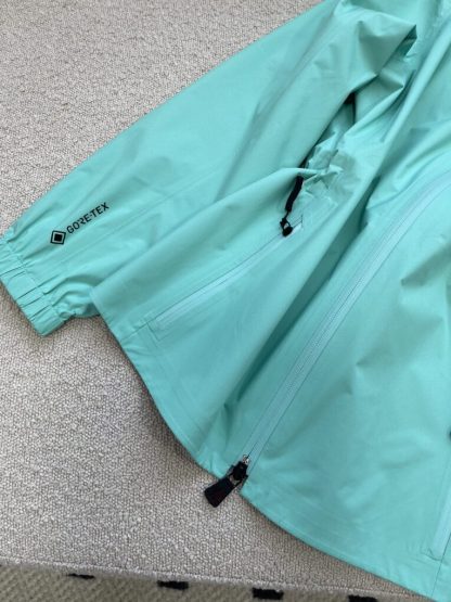 Replica Moncler VALLES HOODED SHELL JACKET For Women AQUA GREEN #3420 - Image 12