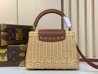 Replica Louis Vuitton Capucines BB M11617 Tan #3578 - Image 9