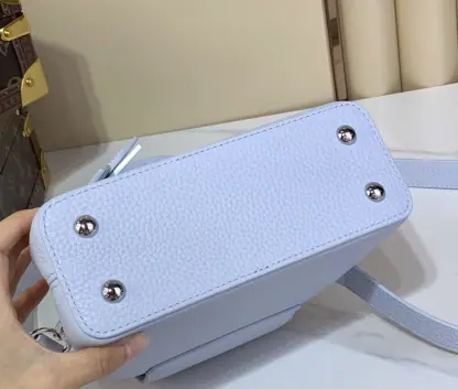 Replica Louis Vuitton Capucines Mini M21416 Blue #3564 - Image 7