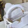 Replica Louis Vuitton Capucines BB M21303 White #3567 - Image 5