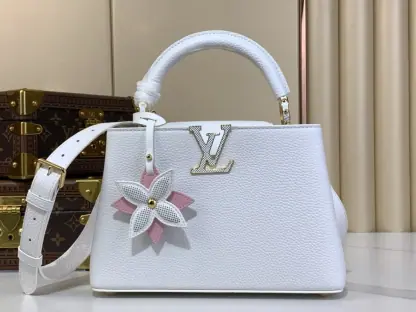 Replica Louis Vuitton Capucines BB M21303 White #3567