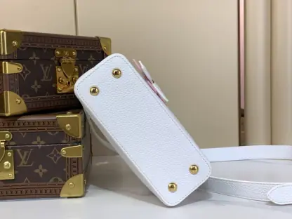 Replica Louis Vuitton Capucines Mini M21416 White #3565 - Image 3