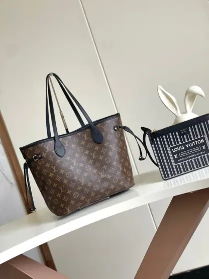 Replica Louis Vuitton Neverfull Inside Out MM REVERSIBLE M11946 1:1 quality Black #3559 - Image 10