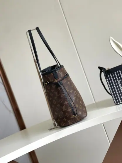 Replica Louis Vuitton Neverfull Inside Out MM REVERSIBLE M11946 1:1 quality Black #3559 - Image 8