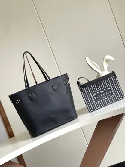 Replica Louis Vuitton Neverfull Inside Out MM REVERSIBLE M11946 1:1 quality Black #3559 - Image 5