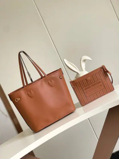 Replica Louis Vuitton Neverfull Inside Out MM REVERSIBLE M11946 1:1 quality Tan #3560 - Image 9